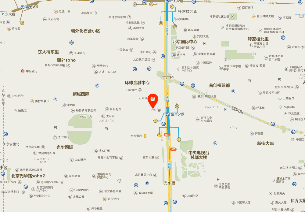 财富金融中心位置地图